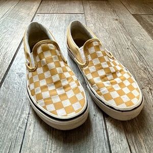 Yellow Check Vans